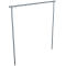 Laundry drying stand | Cross tube 2500 mm5 hooks, one-sided | steel tube  48 mm